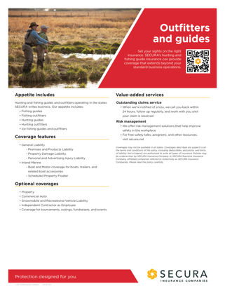 Outfitters and Guides Sell Sheet